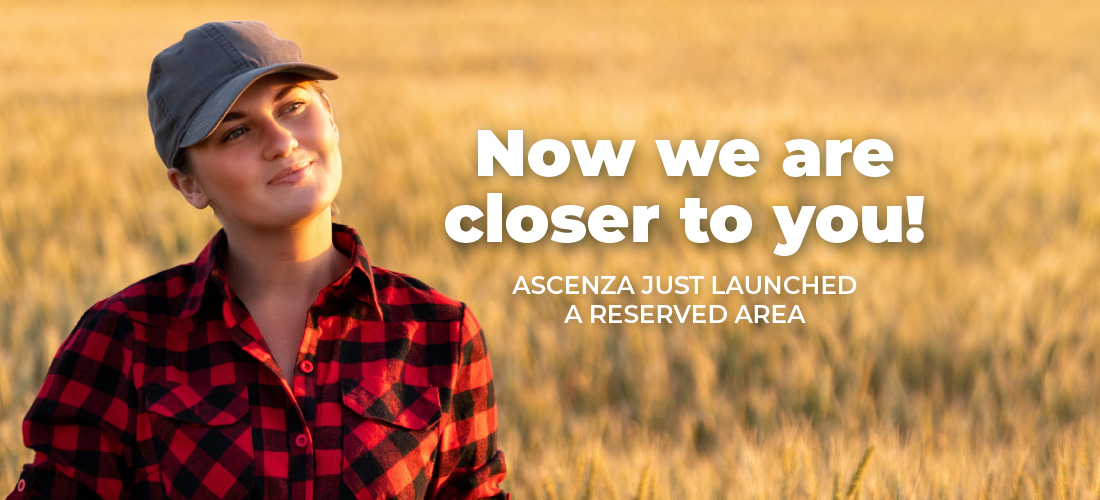 now we are closer to you! ASCENZA just launched a reserved area
