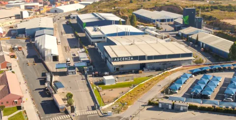 ascenza plant view showing the entire facilities