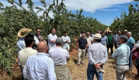 a group of people in the ascenza training session in Spain on the subject Cover Crops